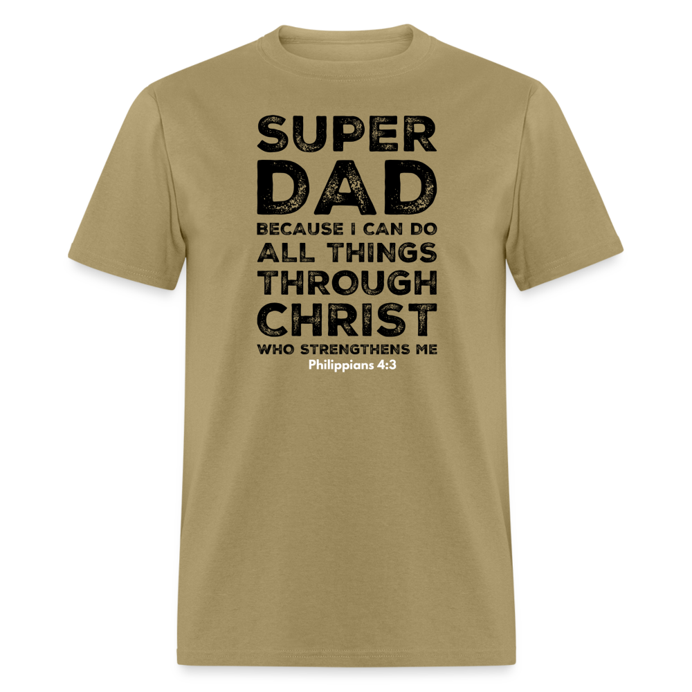 Super Dad T-Shirt - khaki