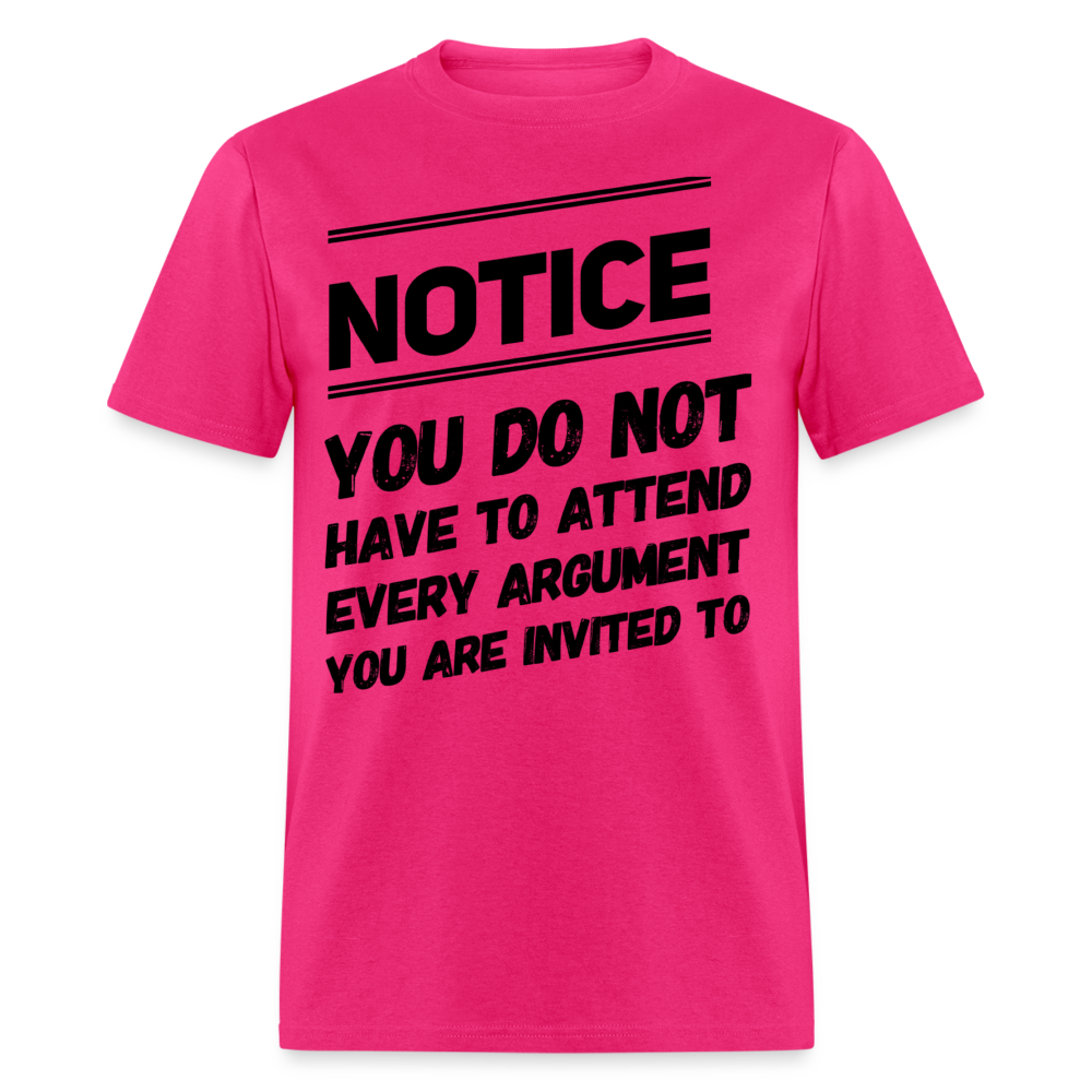Argument Attendance - fuchsia