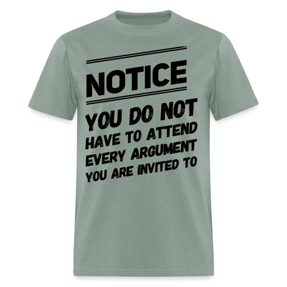 Argument Attendance - sage