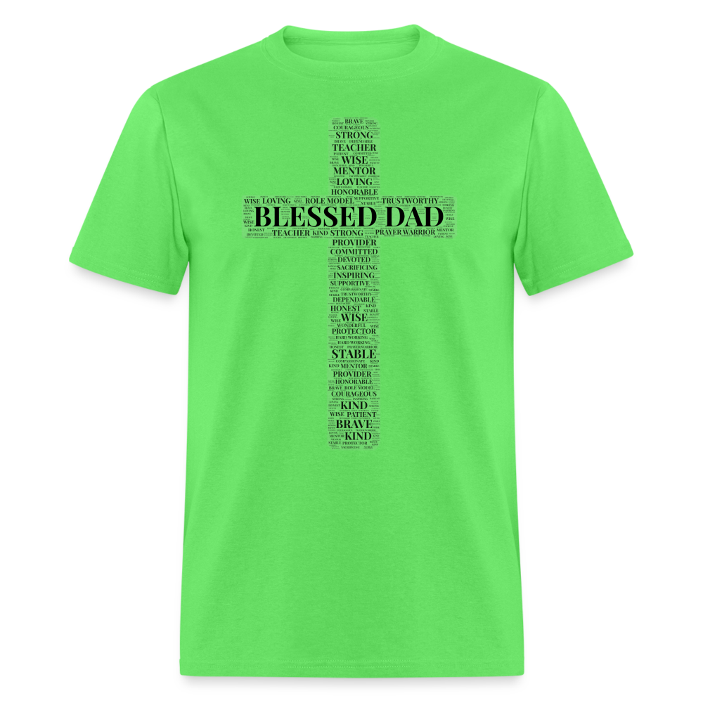 Blessed Dad T-Shirt - kiwi