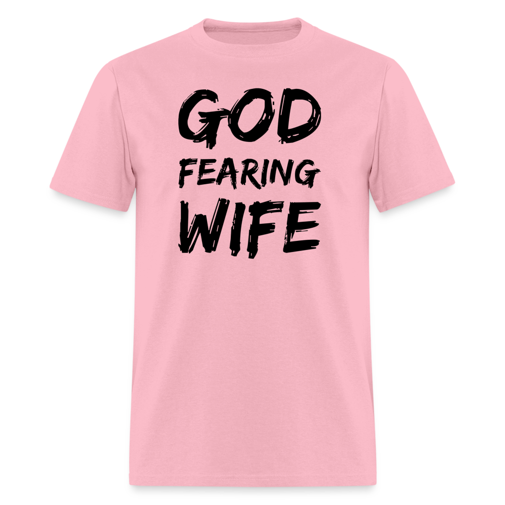 God Fearing Wife T-Shirt - pink