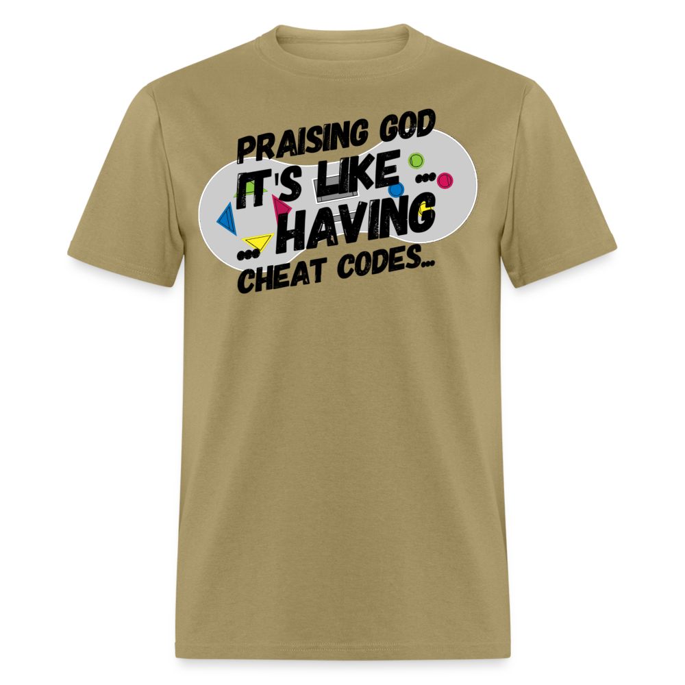 Cheat Codes T-Shirt - khaki