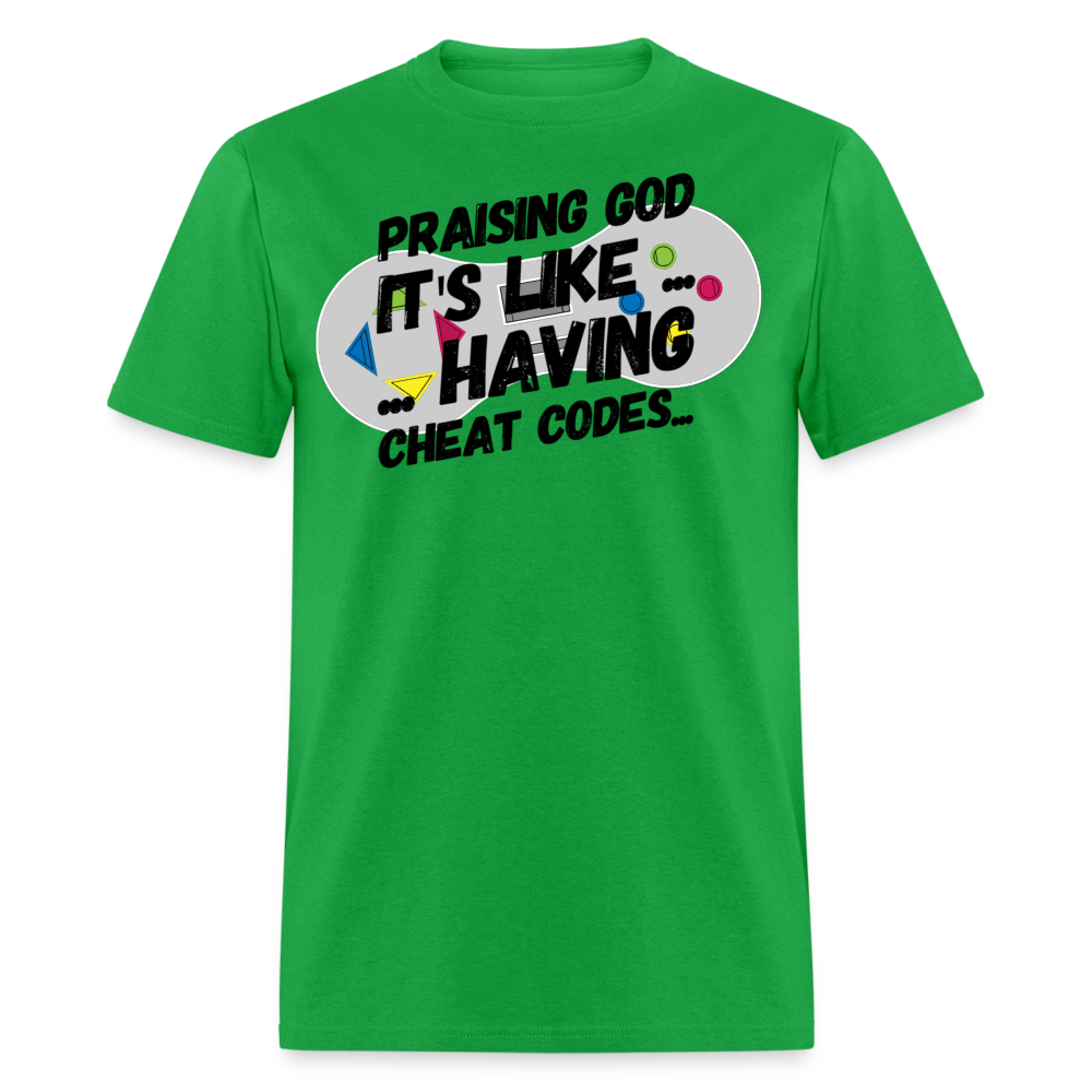 Cheat Codes T-Shirt - bright green