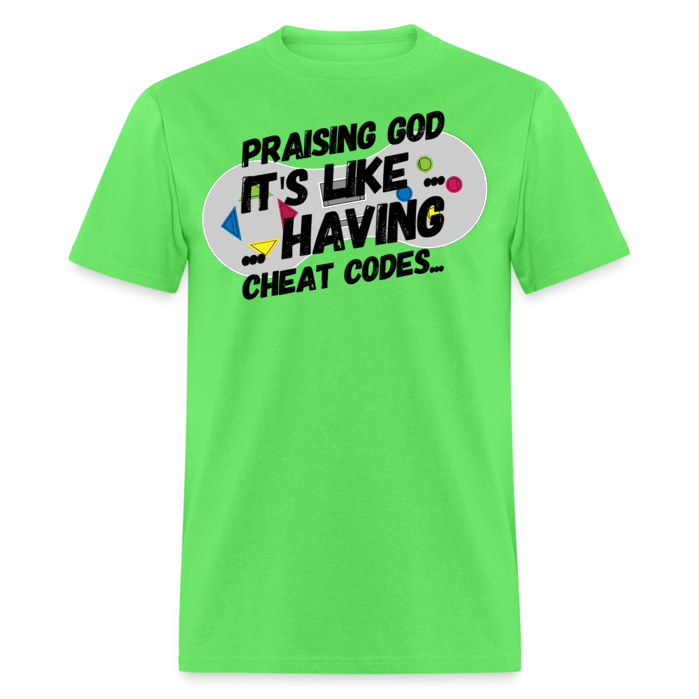 Cheat Codes T-Shirt - kiwi