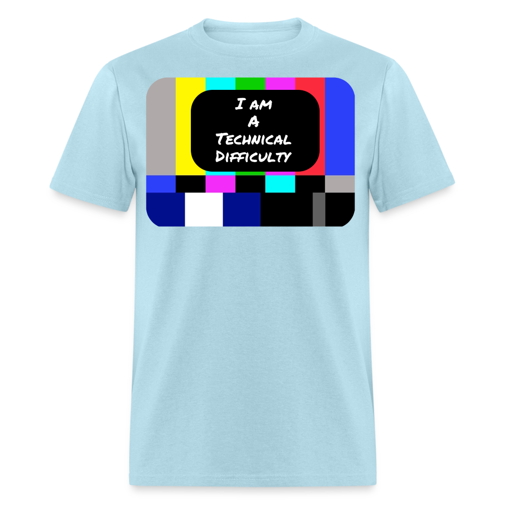 Technical Difficulty T-Shirt - powder blue