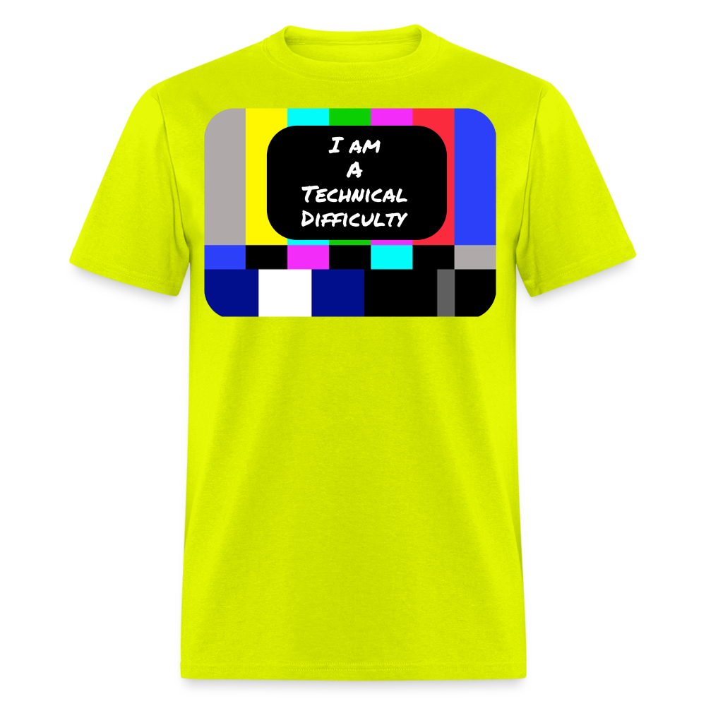 Technical Difficulty T-Shirt - safety green