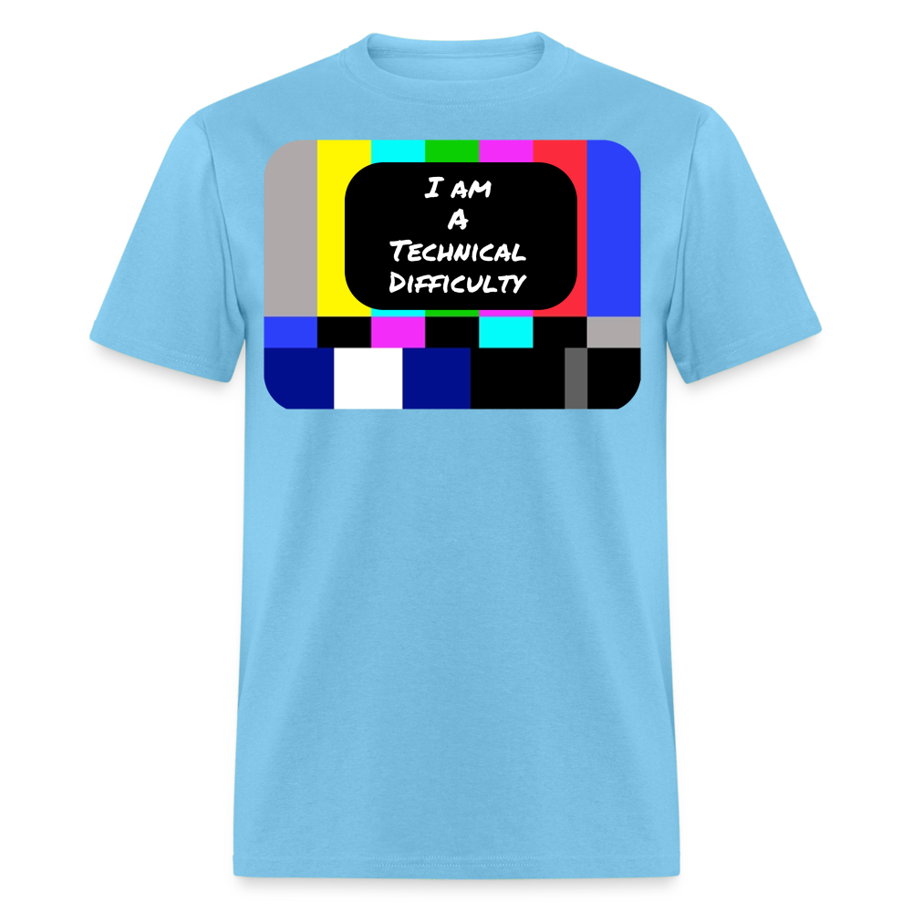 Technical Difficulty T-Shirt - aquatic blue