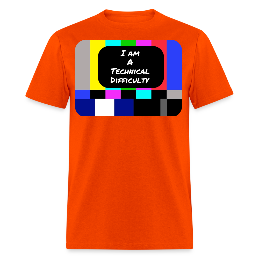 Technical Difficulty T-Shirt - orange