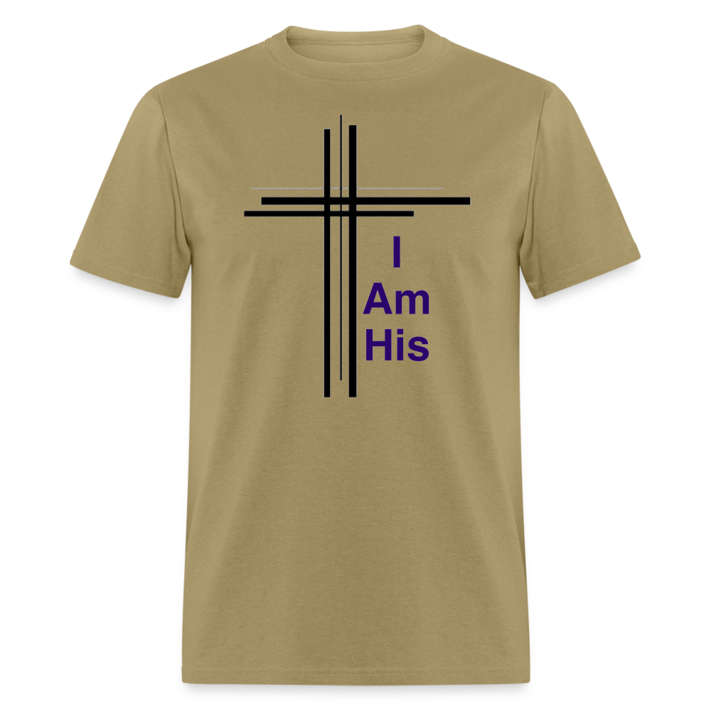 I am His T-Shirt - khaki