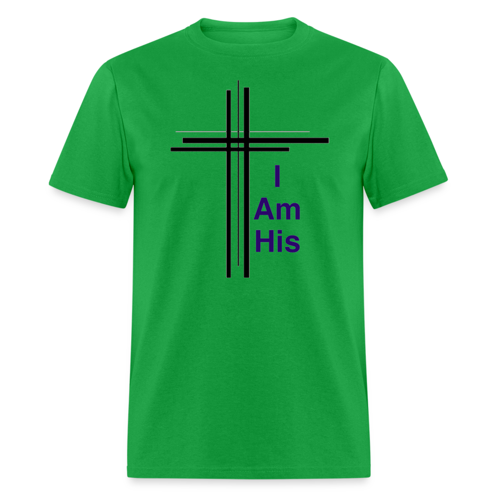 I am His T-Shirt - bright green