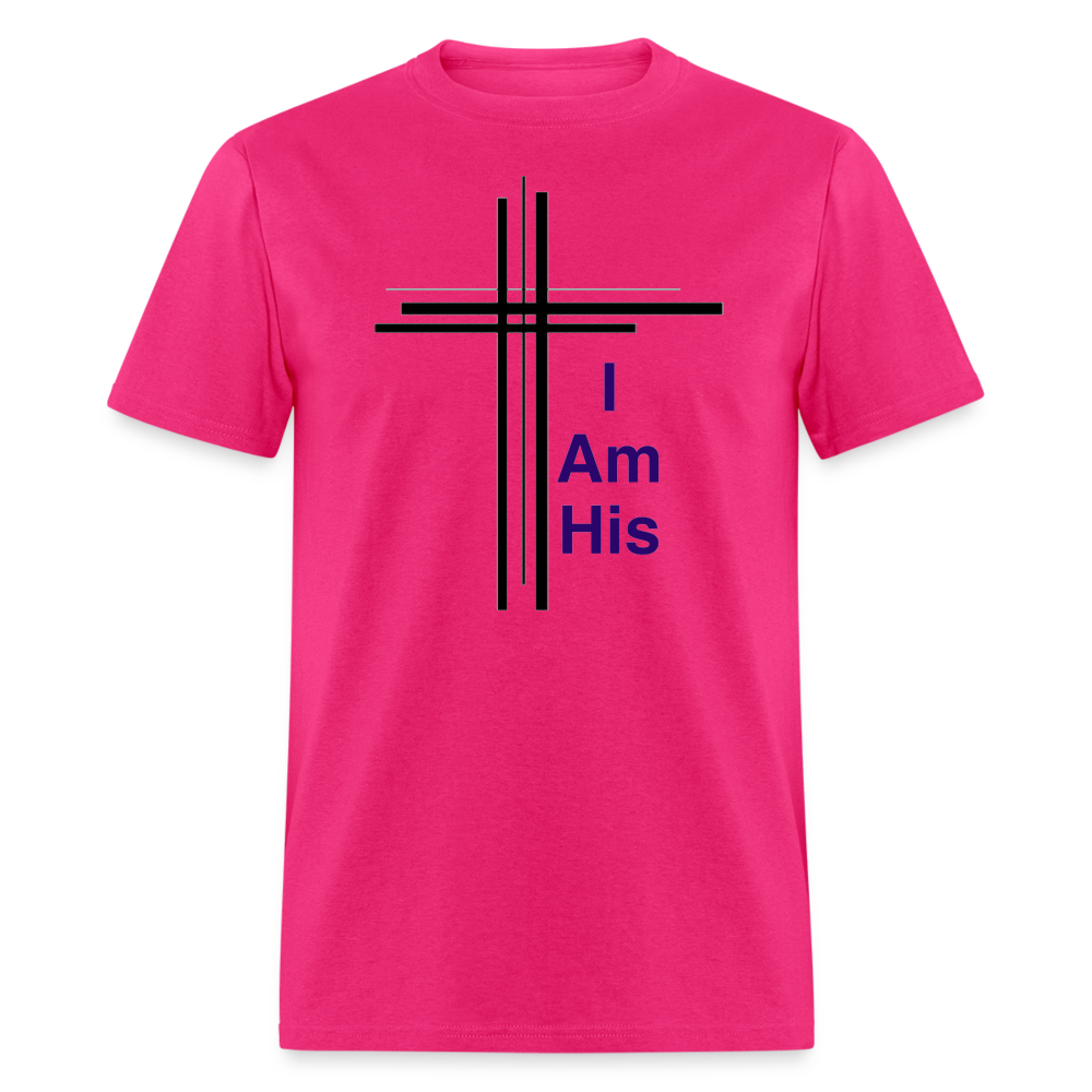 I am His T-Shirt - fuchsia