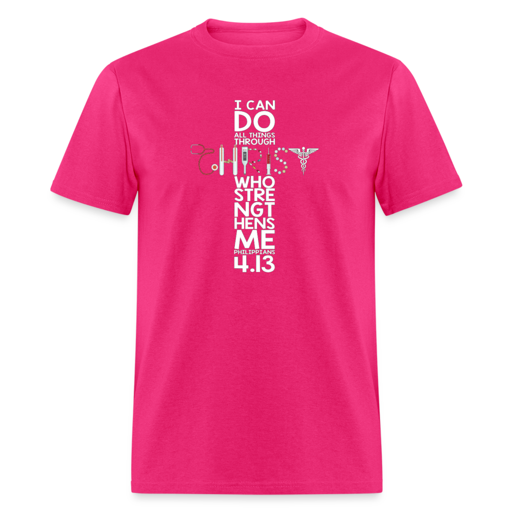 I can do all things T-Shirt - fuchsia