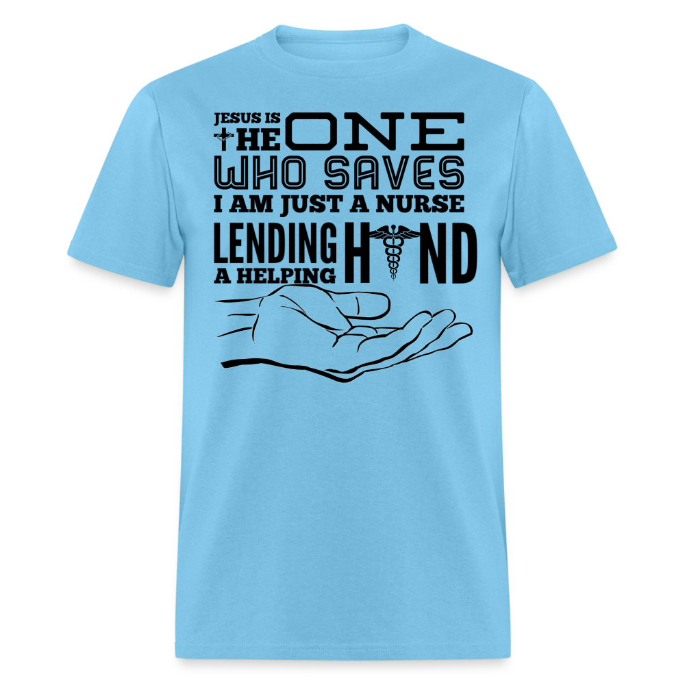 Leading Hand T-Shirt - aquatic blue