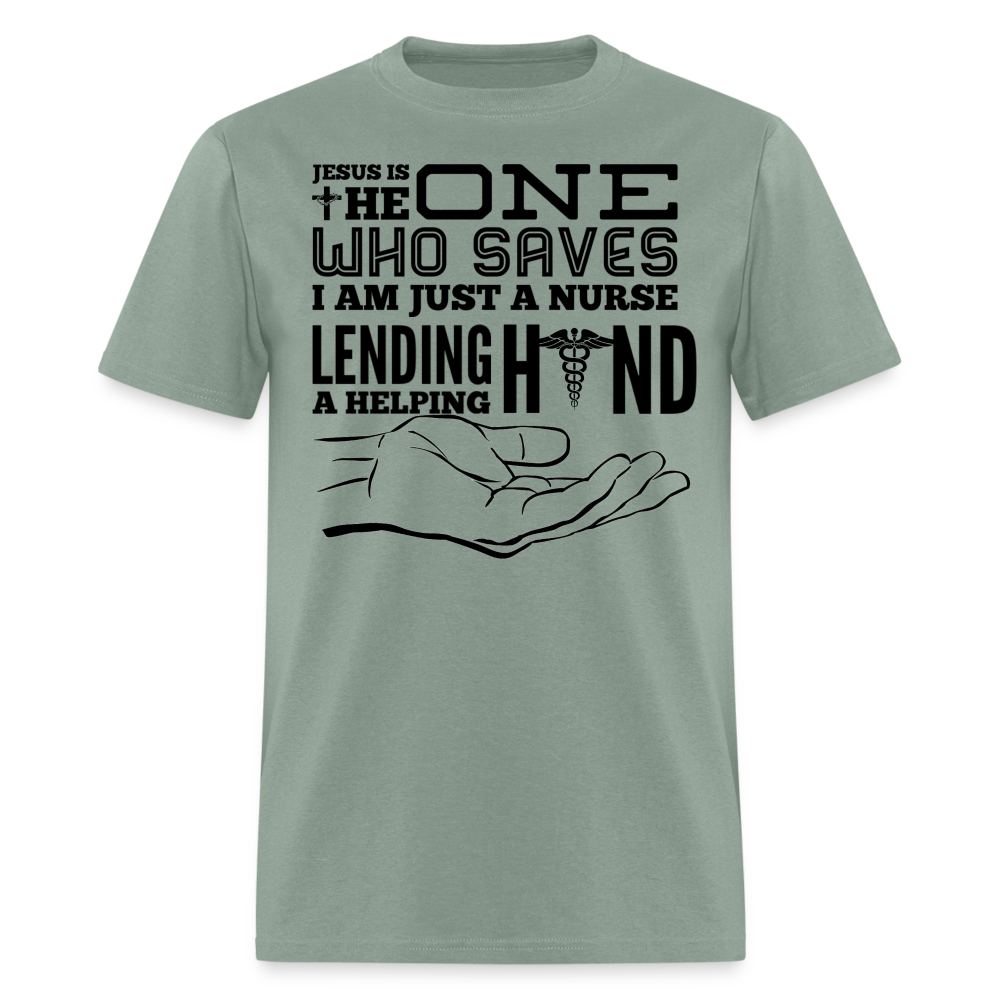 Leading Hand T-Shirt - sage