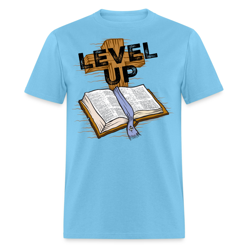 Level Up T-Shirt - aquatic blue