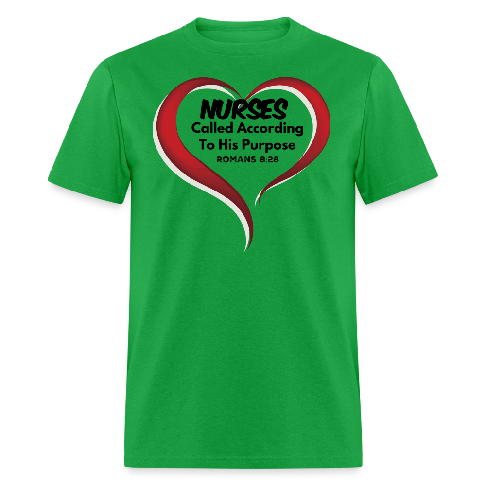 Nurses - called according T-Shirt - bright green