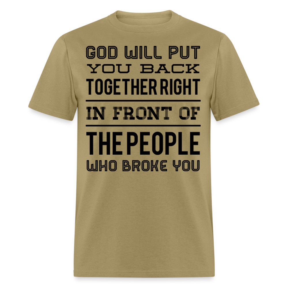 Put you back together T-Shirt - khaki