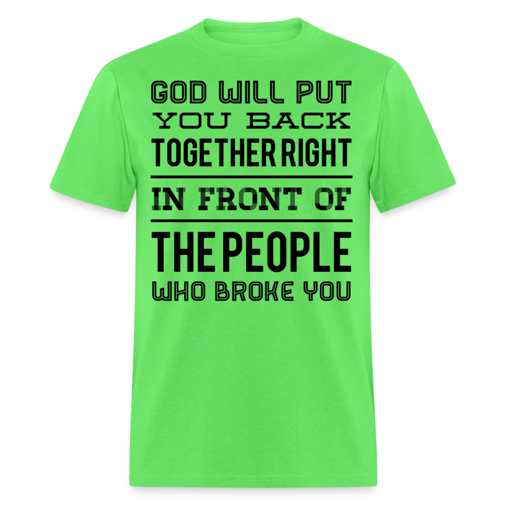 Put you back together T-Shirt - kiwi