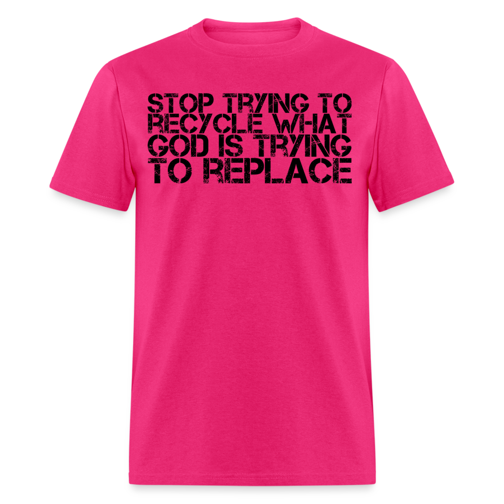 Recycle-Replace T-Shirt - fuchsia