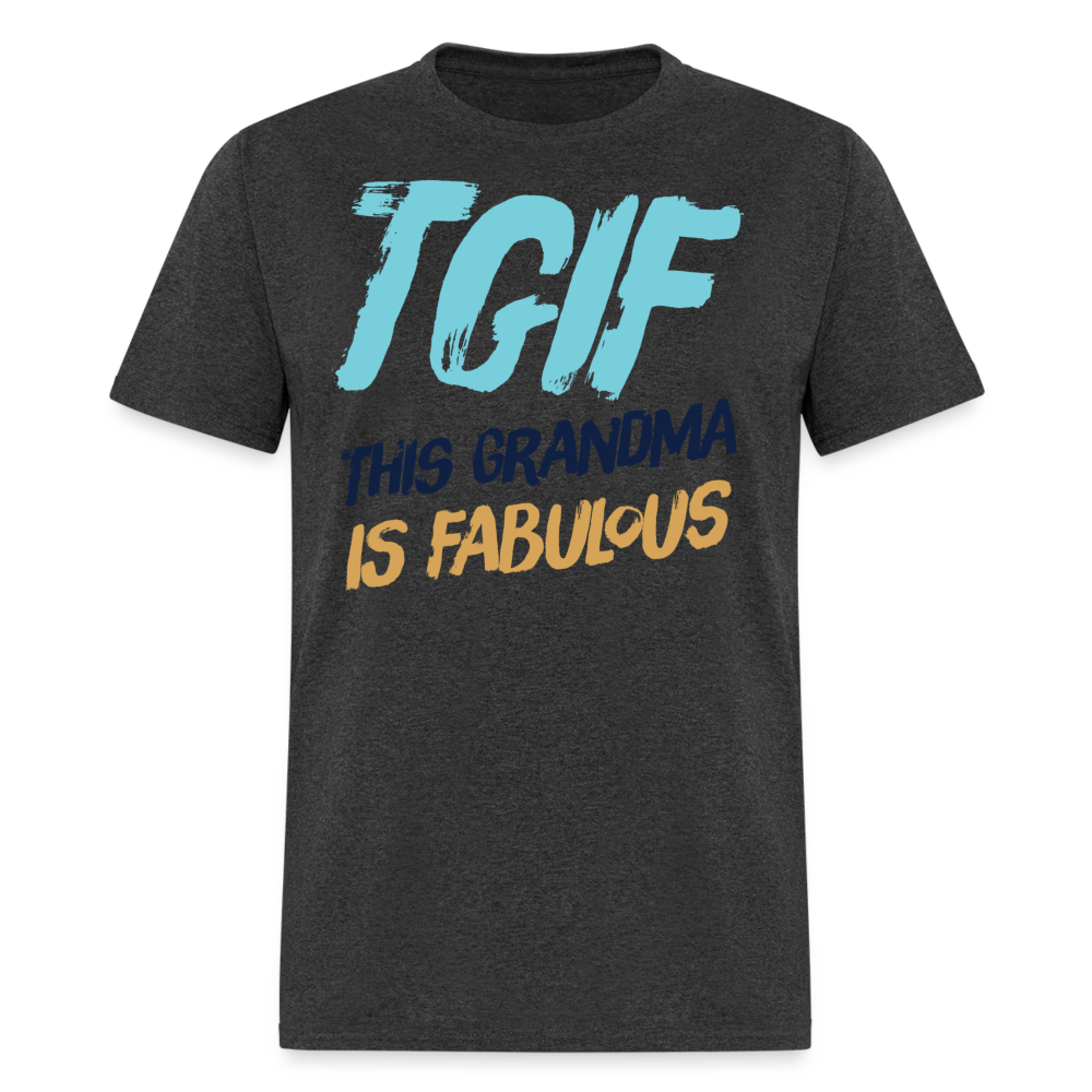 TGIF T-Shirt - heather black