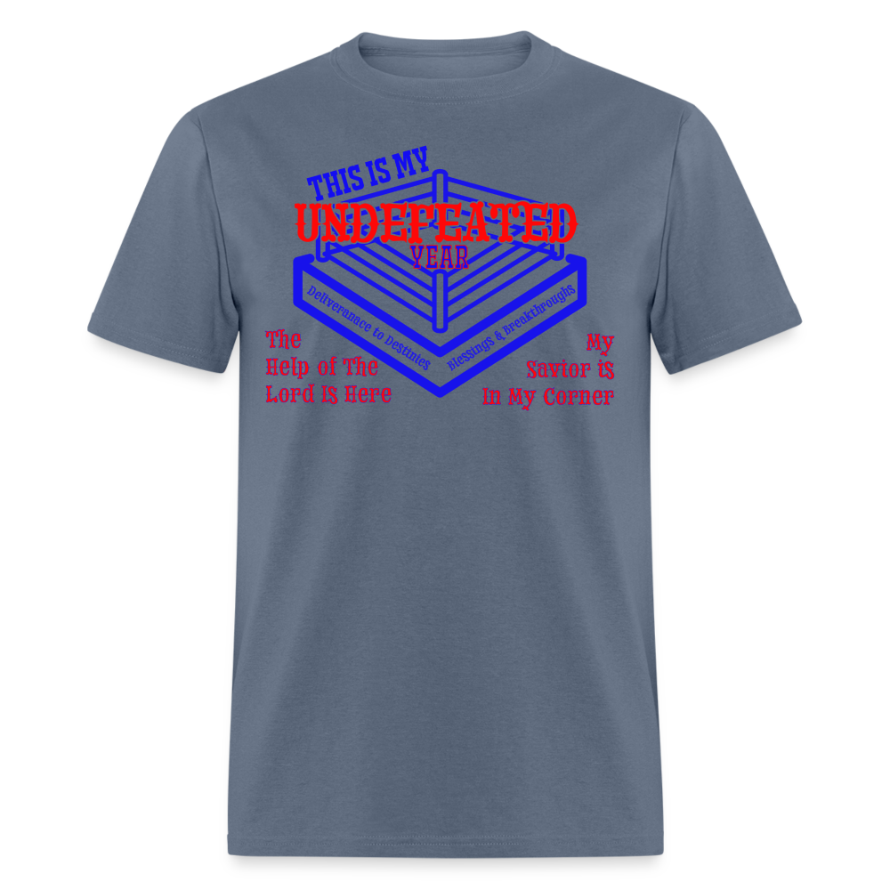 Undefeated Year - T-Shirt - denim